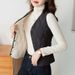 Aria Basics Fleece-lined Thickened Down Cotton Vest For Women, 2025 New Autumn And Winter Warm Vest, Close-fitting Inner Wear Or_ecoleips.com