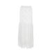Breathable High-Waist Lace Skirt – Flowy A-Line Midi Skirt For Women, Office & Summer Casual (S/M/L)_ecoleips.com
