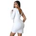 Voya Voya Women's Summer New Product European And American Women's Fashion Sexy Tight Rhinestone One-Shoulder Dress_ecoleips.com