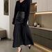 High-Waisted Slimming Pleated Irregular Midi Skirt Trendy Street Style Mid-Length Leather Skirt for New Summer And Autumn 2024_ecoleips.com
