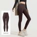 Peach High Waist One-Piece No Embarrassing Line Sports Running Nine-Point Anti-Rolling Edge Fitness Training Yoga Pants_ecoleips.com