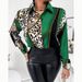 Women's Clothing Long Sleeved Printed Blouse Stylish Casual Shirt With Unique Pattern Design_ecoleips.com
