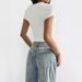 Y2k Staple Sleeveless Tee – Versatile U-Neck Cropped Tank Top (White/Black/Burgundy/Yellow, S-Xl) Cultural Fluidity_ecoleips.com