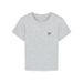 Bow Embroidered Short-sleeved T-shirt Summer New Slim-fitting Front Shoulder Sweet And Spicy Round Neck Bottoming Top_ecoleips.com