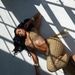Women's Sequined Vest Set European American Style Retro Hollow Knit Halter Neck Crop Top High Waisted Straight Leg Pants_ecoleips.com