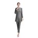 Women’s Clothing Conservative swimwear, printed swimsuit, beachwear, three piece suit_ecoleips.com