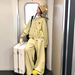 Korean Dongdaemun Women's Casual Sportswear Set Autumn Winter Fashionable Versatile Hooded Cardigan Sweatshirt Two Piece_ecoleips.com