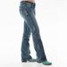 Women's Slim Fit Jeans - Embroidered Washed Denim Pants, High Waist Stretch Trousers_ecoleips.com