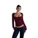 Cross-border European And American Women's Clothing 2025 Autumn New Fashion Sexy Lace Hollow-out Patchwork Long-sleeve_ecoleips.com