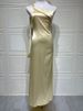 Mozision One Shoulder Backless Sexy Maxi Dress Women Gown Satin Skew Collar Sleeveless Thigh High Split Club Party Long Dresses_ecoleips.com