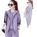 "Women's Winter Tracksuit Set – Fleece-Lined Hoodie, Vest & Joggers (Grey/Pink/Burgundy/Blue/Purple)"_ecoleips.com