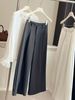 Petite High Waisted Flowing Suit Pants for Women Straight Leg Casual Wide Leg Versatile Spring New Style Leg Lengthening_ecoleips.com