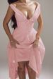 Women's Clothing Slim Suspender Long Skirt European And American Style Fashion Print V Neck Temperament Dress_ecoleips.com