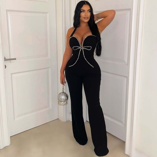 Women's Clothing Personality Line Stitching Sleeveless Sports Fitness Jumpsuit_ecoleips.com