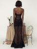 Sexy Bodycon Mini Dress Sleeveless V-Neck Lace Trim A-Line Summer Dress For Women_ecoleips.com