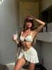 Women's Clothing Sexy Bikini Nylon Swimsuit 3-Piece Bikini Set With Skirt – Sexy High-Waisted Swimwear (Steel Wire Support & Quick Dry)_ecoleips.com