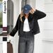 DiYun European And American Elegant Plush Long-Sleeve Coat Women's Clothing 2025 Autumn/Winter_ecoleips.com