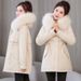 Women's Clothing Cotton Coat Women Winter New Fashion Warm Thick Down Cotton Coat Women's Medium And Long Cotton Coat Women's Clothing Coat_ecoleips.com