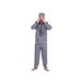 Unisex Halloween Cosplay Prisoner Costume Black And White Striped Set with Hat for Parties Dances Performances_ecoleips.com