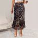 Verve Women's Sexy Leopard Print Stretch Mesh Sheer Knitted Versatile Mermaid Long Skirt_ecoleips.com