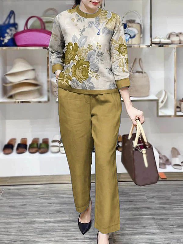 Women's Clothing New Two Piece Set Women's Positioning Printing Large Size Women's Loose Fashion Suit Women_ecoleips.com