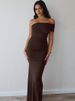 Blifanbo Oblique Shoulder Split Maxi Dress For Women Elegant Sleeveless Slim Fit Robe Summer Fashion Club Party Long Party Dress_ecoleips.com