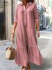 Women's Clothing New Irregular Shirt Button Dress Women_ecoleips.com