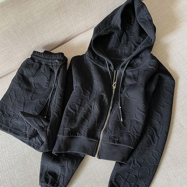 Women's sweatshirt shorts suit for women high-end light luxury temperament goddess style casual fashion two-piece set_ecoleips.com