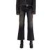2026 Early Spring New European American R&13 Style Black And Gray Mid-low Waist Slightly Stretchy Cropped Flared Jeans_ecoleips.com