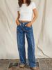 Women's mid Rise Slimming Wide Leg Jeans European American Style Retro Straight Leg Pants Casual Cotton Spring New 2026_ecoleips.com