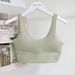 Women's Clothing Style Women's Sports Bra Nude Shockproof Semi Fixed Running Fitness Vest Beautiful Back Yoga Fitness Bra_ecoleips.com