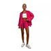 Women's Clothing New Long Sleeved Commuter Shirt Shorts Suit For Women_ecoleips.com