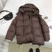 Girl Girl Girl Extra Large Size 100kg Thickened Down For Women Winter New Korean Style Puffer With Hood Coat Cotton Padded Jacket_ecoleips.com