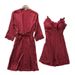 Aria Basics European And American Hot-Selling Sexy Lingerie Strap La Nightdress Women's Homewear Two-Pie Set Wholesale From_ecoleips.com