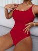 Women's Clothing Conservative Sling One Piece Swimsuit Belly Covering Tight Hot Spring Bikini Swimsuit_ecoleips.com