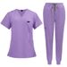 Women's Clothing Color Operating Room Short Sleeved Hand Washing Clothes Female Skin Management Nurse Clothes Surgeon Isolation Clothes Work Clothes_ecoleips.com