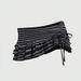 Striped Color Block A-Line Mini Skirt Japanese Korean Style Sexy Fashion Y2K Hot Girl Versatile Drawstring New Style Women's Bottoms_ecoleips.com