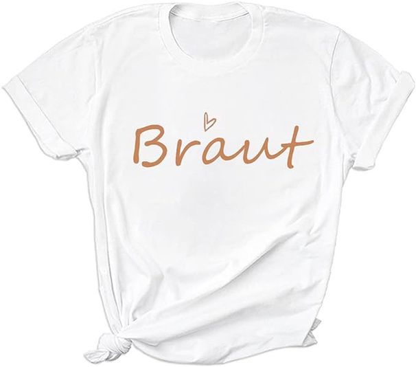 Cross-border Bestseller Birde Team Wedding Party Printed Short-sleeve T-shirt Women's Top_ecoleips.com