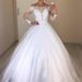 Women's Clothing New One Shoulder V Neck Slim Fashion Fluffy Trailing Wedding Dress Lace Lace Skirt_ecoleips.com