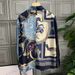 Summer 2027 Fashion European-USA Style Blouses Women Polyester Lapel Printing Single-Breasted Long Sleeve Casual Simulated Silk Shirt_ecoleips.com