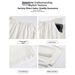 Women's Navy Blue Wide Leg Linen-Blend Trousers - Summer Thin Relaxed Straight Narrow Cut Trousers With Drapery, Old Money Aesthetic_ecoleips.com