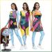 Voya Women's Halloween Costume Christmas Horror Nights Cosplay Sally Dress Layered Role Play 3D Digital Print Apparel_ecoleips.com
