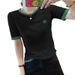 This Year's Popular Top Is A Short-Sleeved Garment Made From Bamboo Fiber Cotton, Featuring A Korean-Style Design For Su_ecoleips.com