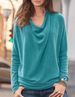 Cozy Fleece-Lined Oversized Pullover Sweatshirt With High Neck (Red/Khaki/Pink/Gray/Green/Orange) | Soft Cotton Blend Unisex Lounge Wear_ecoleips.com