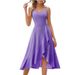Women's Adjustable Spaghetti Strap Cocktail Dress – Slim Fit Ruffle Hem Party Gown For Wedding Guest Or Bridesmaid 2026_ecoleips.com