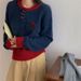 girl Late Autumn Early Winter Christmas Outfit Retro Sweater For Women Atmospheric Soft Lazy Style Knitted Top_ecoleips.com