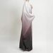 New Gradient Color Muslim Top And Inner Skirt Two-Piece Dress Set Women's Abaya Outfit_ecoleips.com