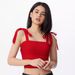 Sexy Bow Tie Sleeveless Camisole Top for Women European And American Style Slim Fit Sweet Vest Top_ecoleips.com
