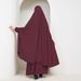 Muslim Tube Skirt Suit 235# Long Dress Dubai Women's Fashion_ecoleips.com