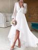 Women's Clothing Elegant Solid Color V Neck Slim Long Sleeve Waist Ladies Long Dress_ecoleips.com